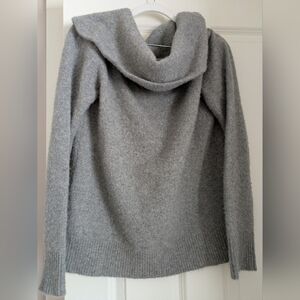 Kinross Gray Sweater Cashmere Blend L